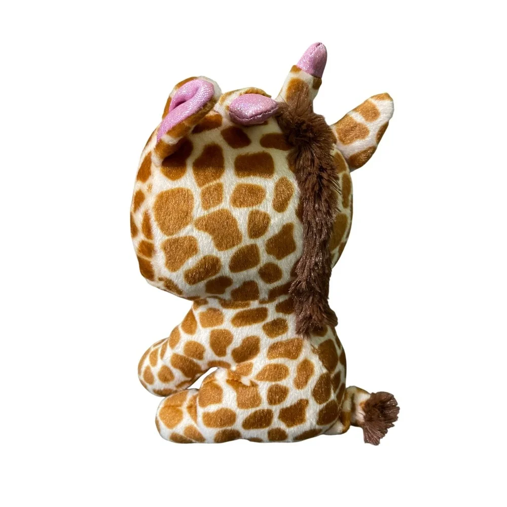 Toy Factory Scent Sations Giraffe Plush Stuffed Animal Sparkly‎ Eyes Pink Ears
